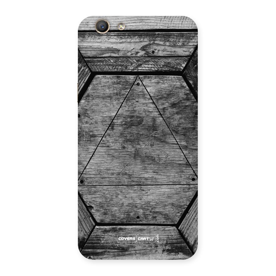 Wooden Hexagon Back Case for Oppo A59