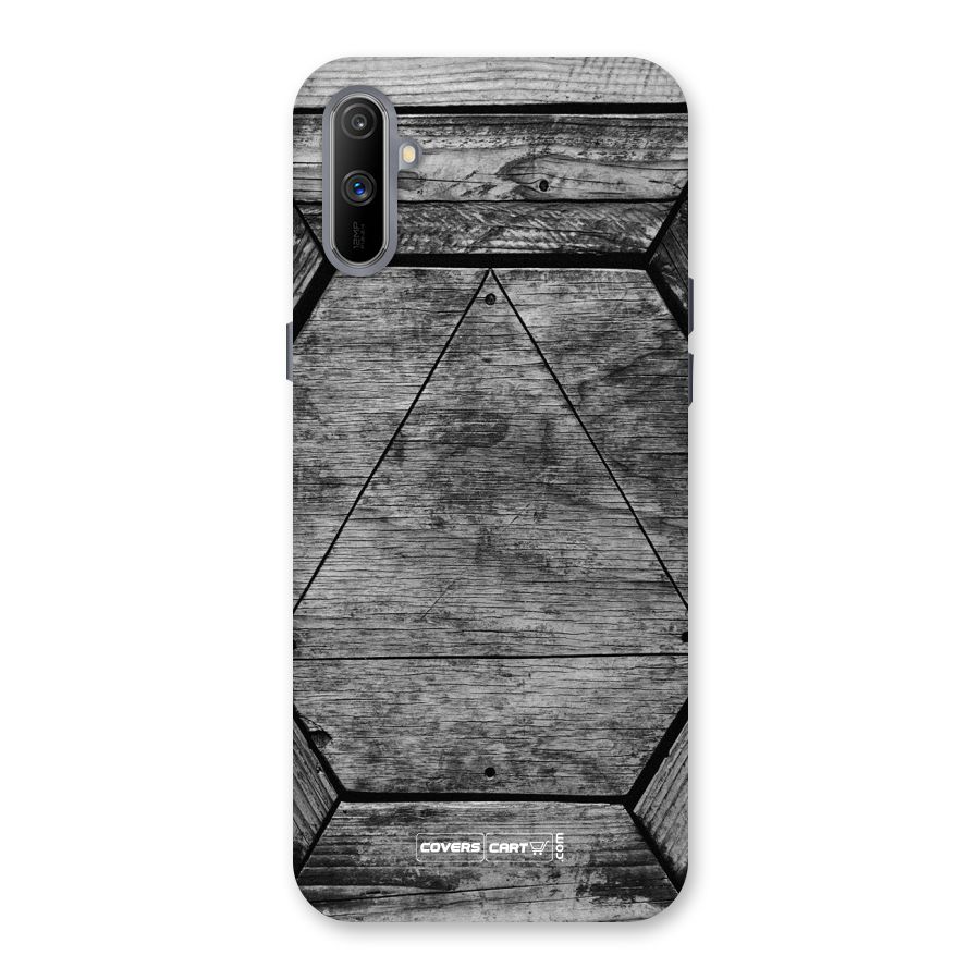 Wooden Hexagon Back Case for Realme C3