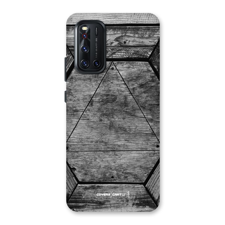 Wooden Hexagon Back Case for Vivo V19