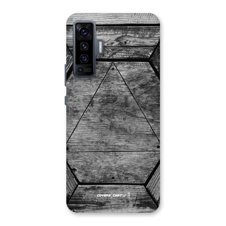 Wooden Hexagon Back Case for Vivo X50