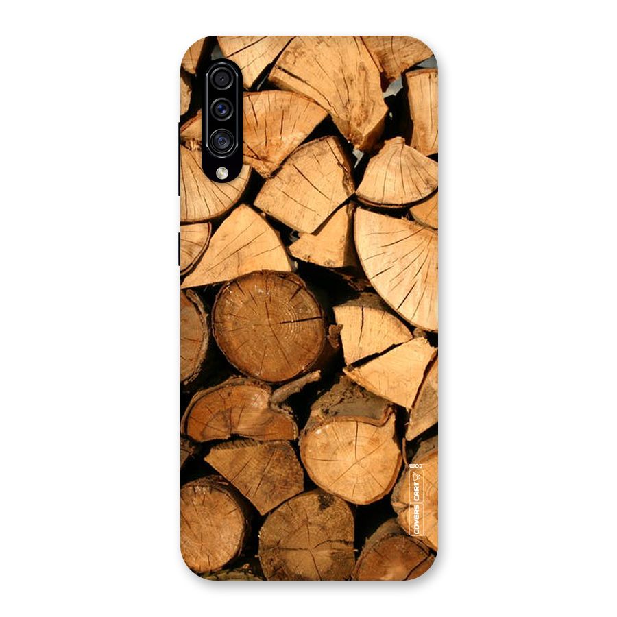 Wooden Logs Back Case for Galaxy A30s