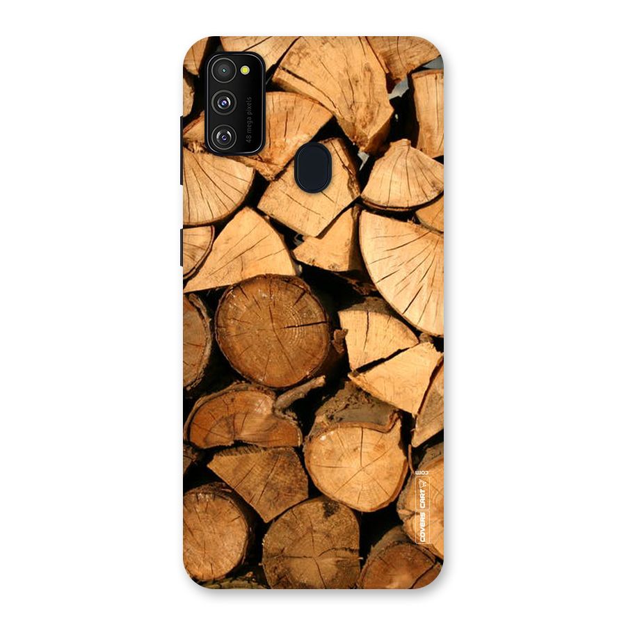 Wooden Logs Back Case for Galaxy M30s