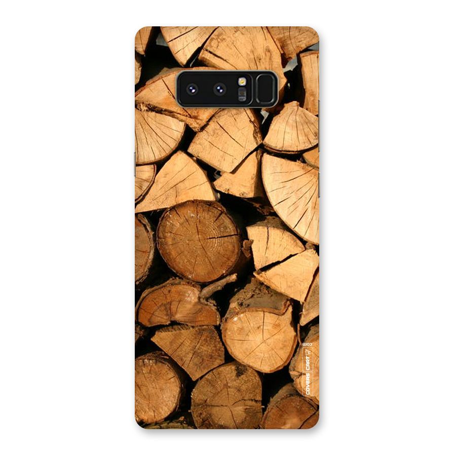 Wooden Logs Back Case for Galaxy Note 8