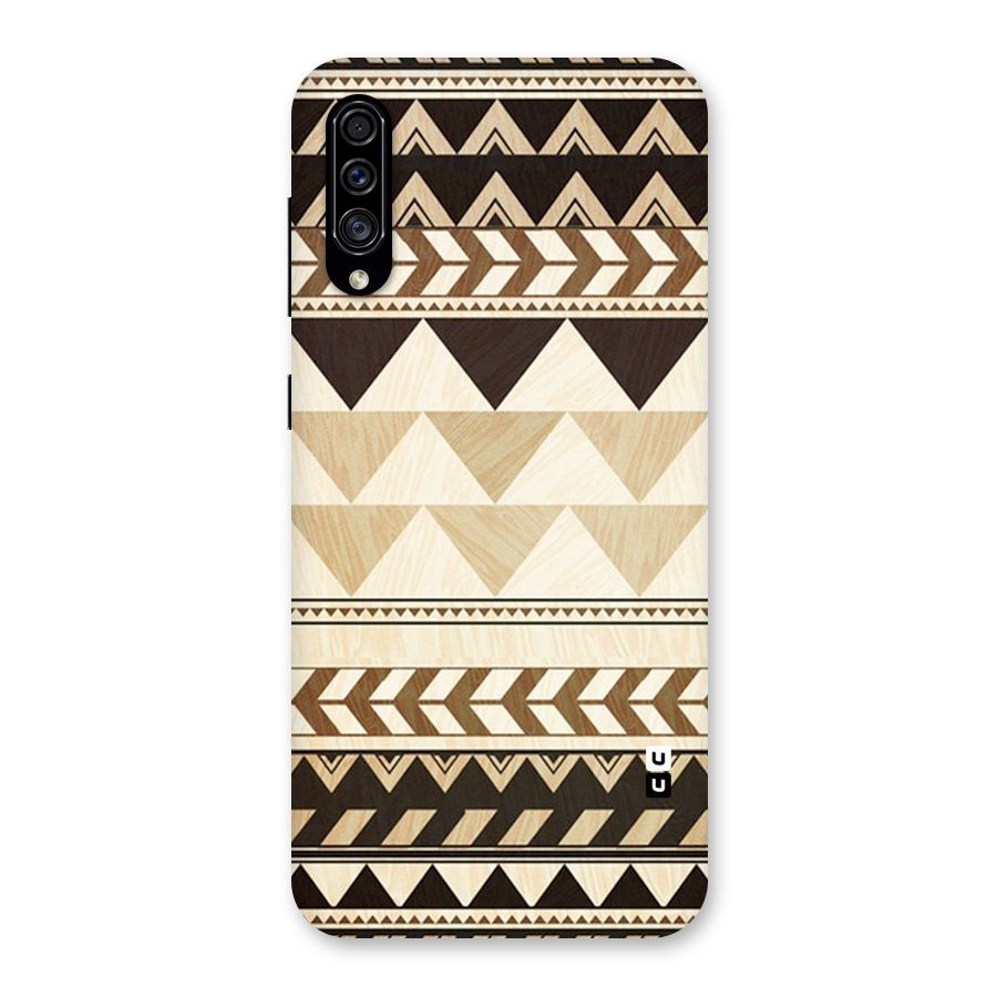 Wooden Printed Chevron Back Case for Galaxy A30s