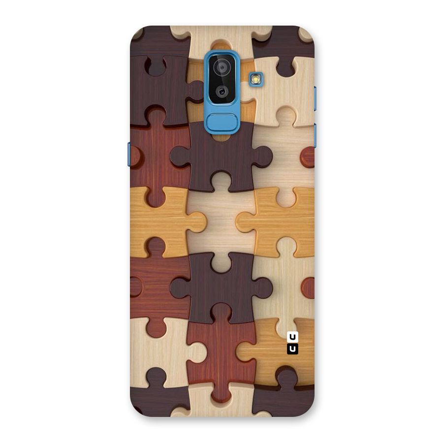 Wooden Puzzle (Printed) Back Case for Galaxy On8 (2018)