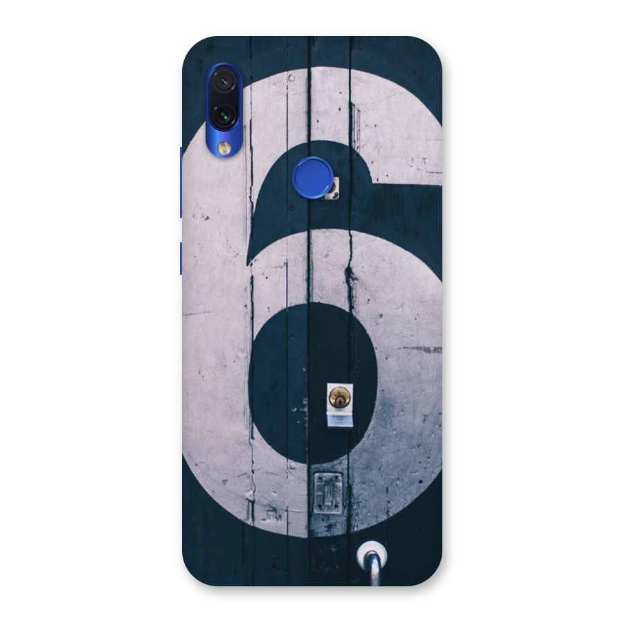 Wooden Six Back Case for Redmi Note 7