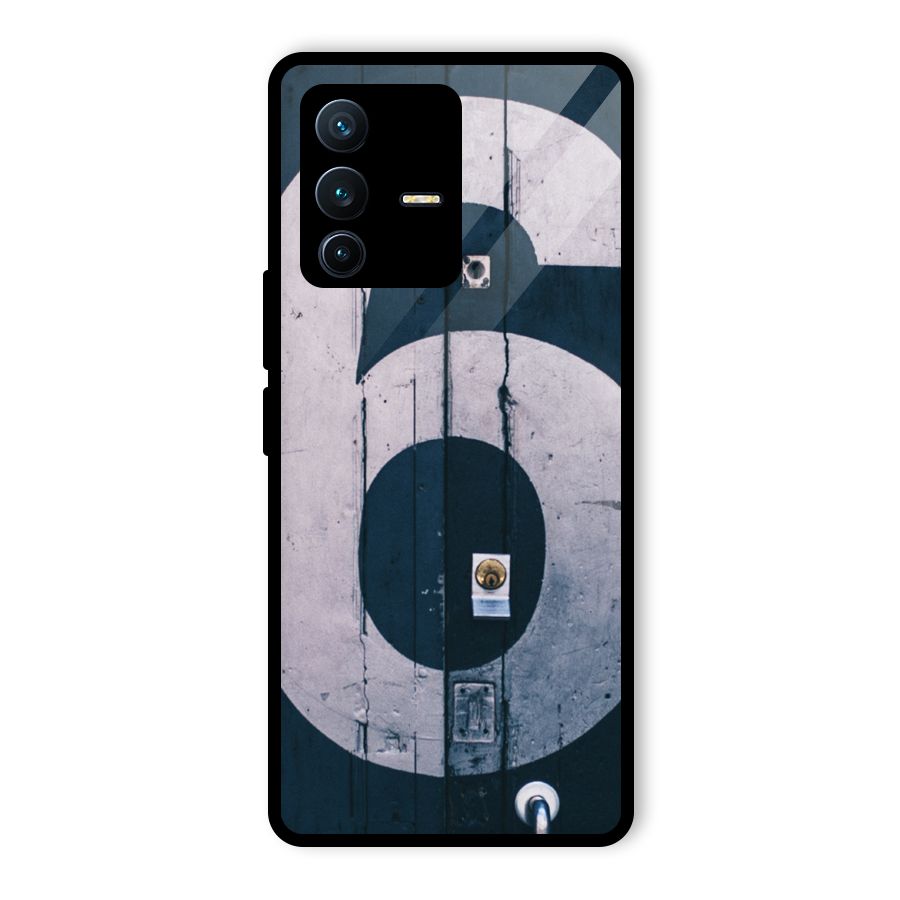 Wooden Six Glass Back Case for Vivo V23 Pro