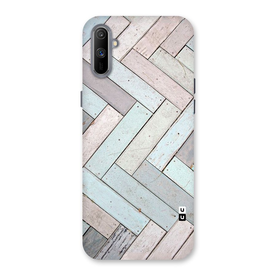 Wooden ZigZag Design Back Case for Realme C3