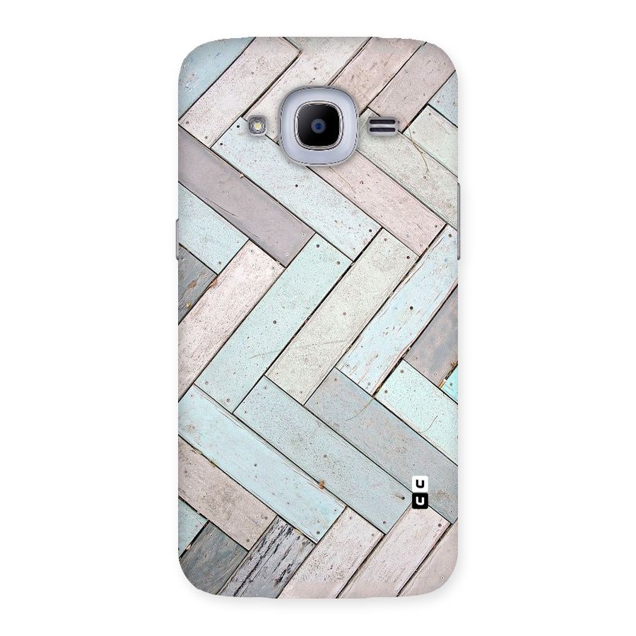 Wooden ZigZag Design Back Case for Samsung Galaxy J2 2016