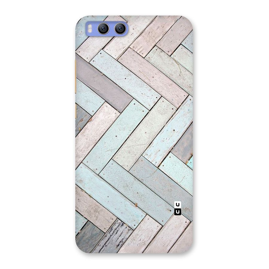 Wooden ZigZag Design Back Case for Xiaomi Mi 6