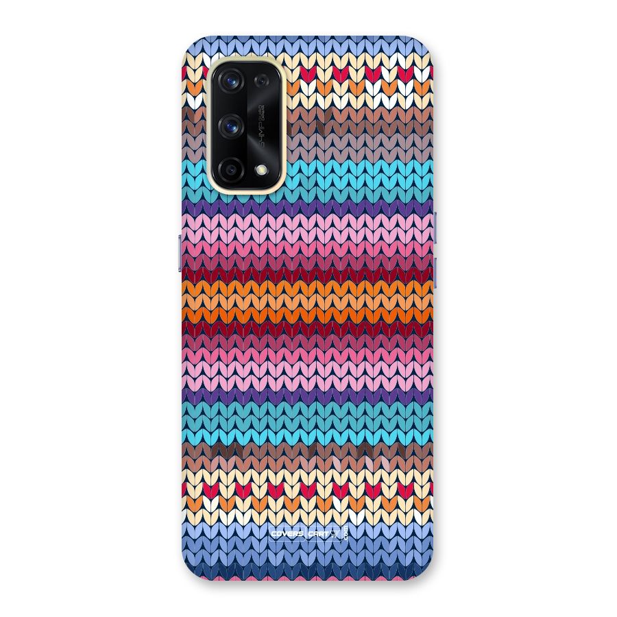 Woolen Glass Back Case for Realme X7 Pro