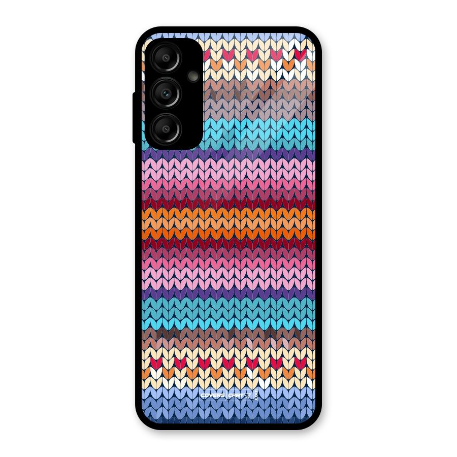 Woolen Glass Back Case for Galaxy A14 5G