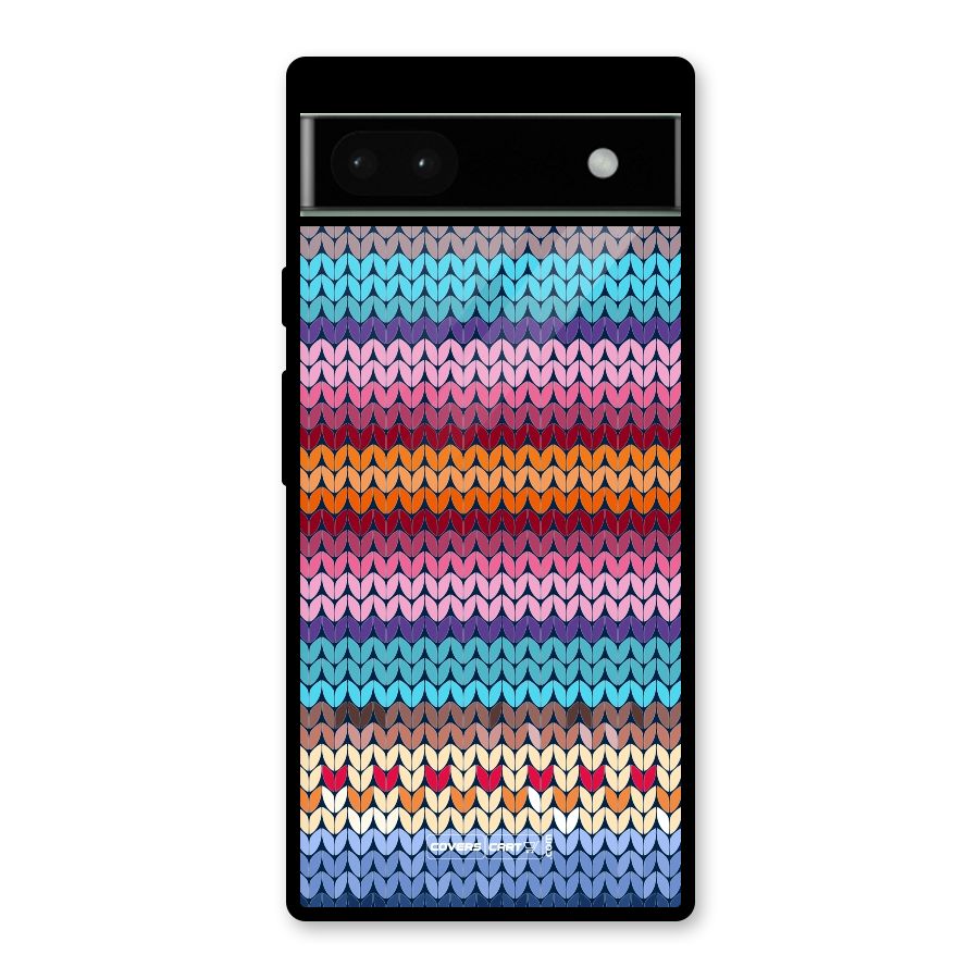 Woolen Glass Back Case for Google Pixel 6a