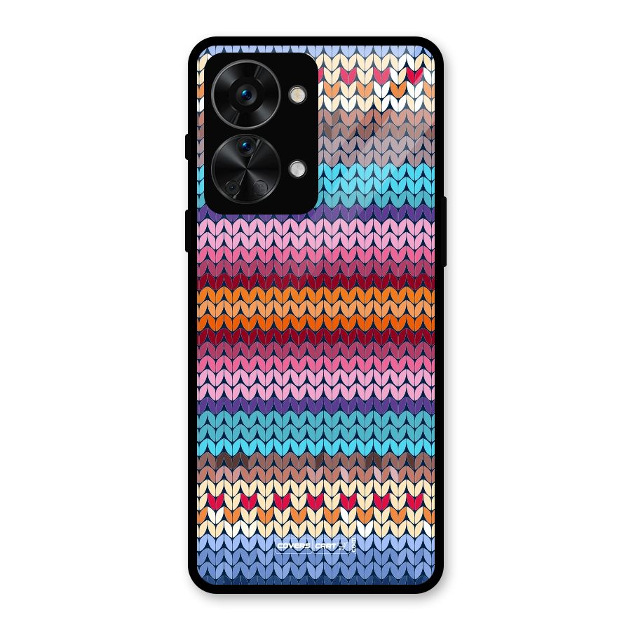 Woolen Glass Back Case for OnePlus Nord 2T