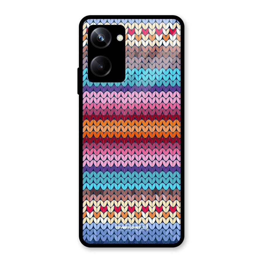 Woolen Glass Back Case for Realme 10 Pro