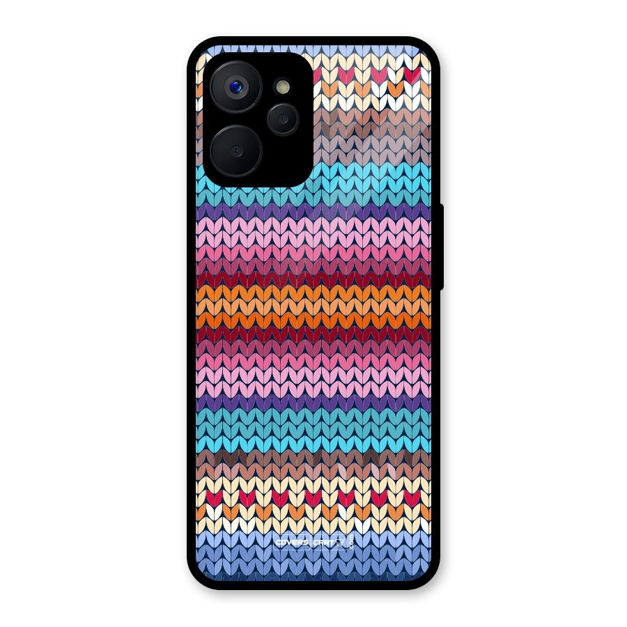 Woolen Glass Back Case for Realme 9i 5G