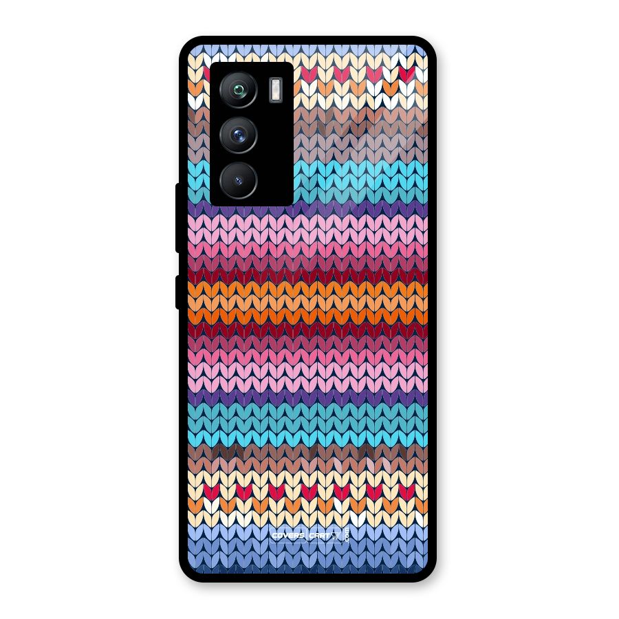 Woolen Glass Back Case for Vivo iQOO 9 SE