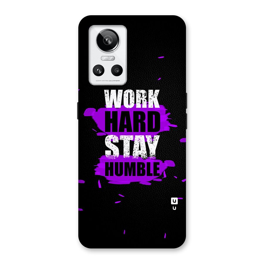 Work Hard Stay Humble Back Case for Realme GT Neo 3