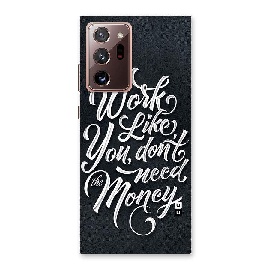 Work Like King Back Case for Galaxy Note 20 Ultra