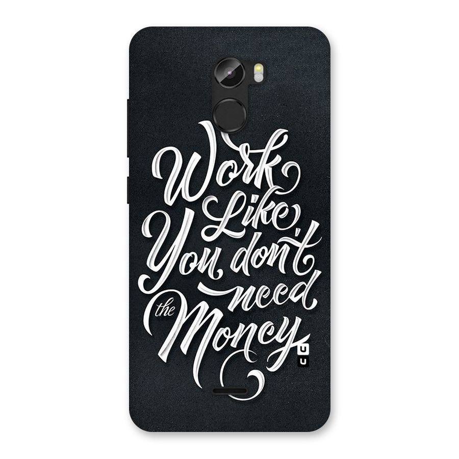 Work Like King Back Case for Gionee X1