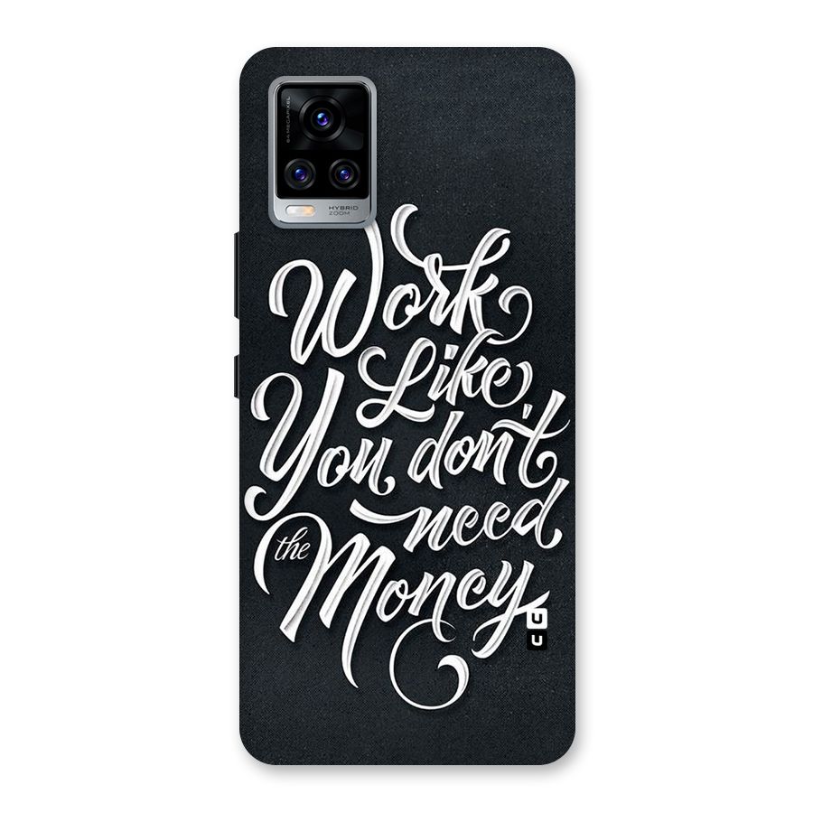 Work Like King Back Case for Vivo V20 Pro