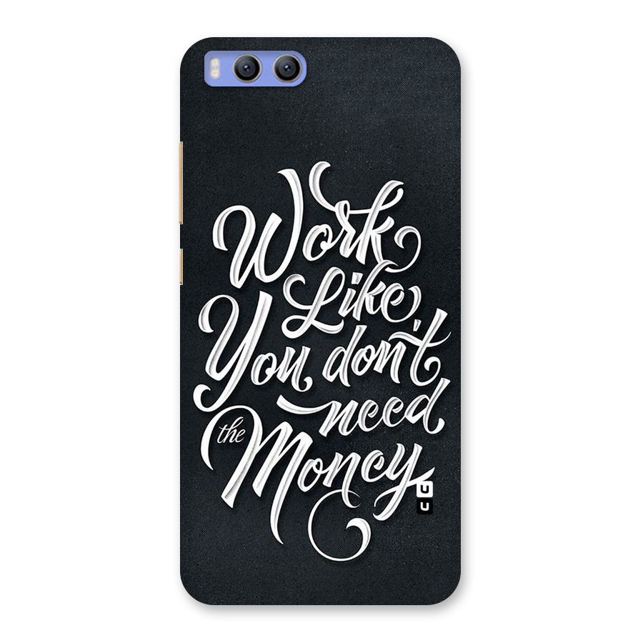 Work Like King Back Case for Xiaomi Mi 6