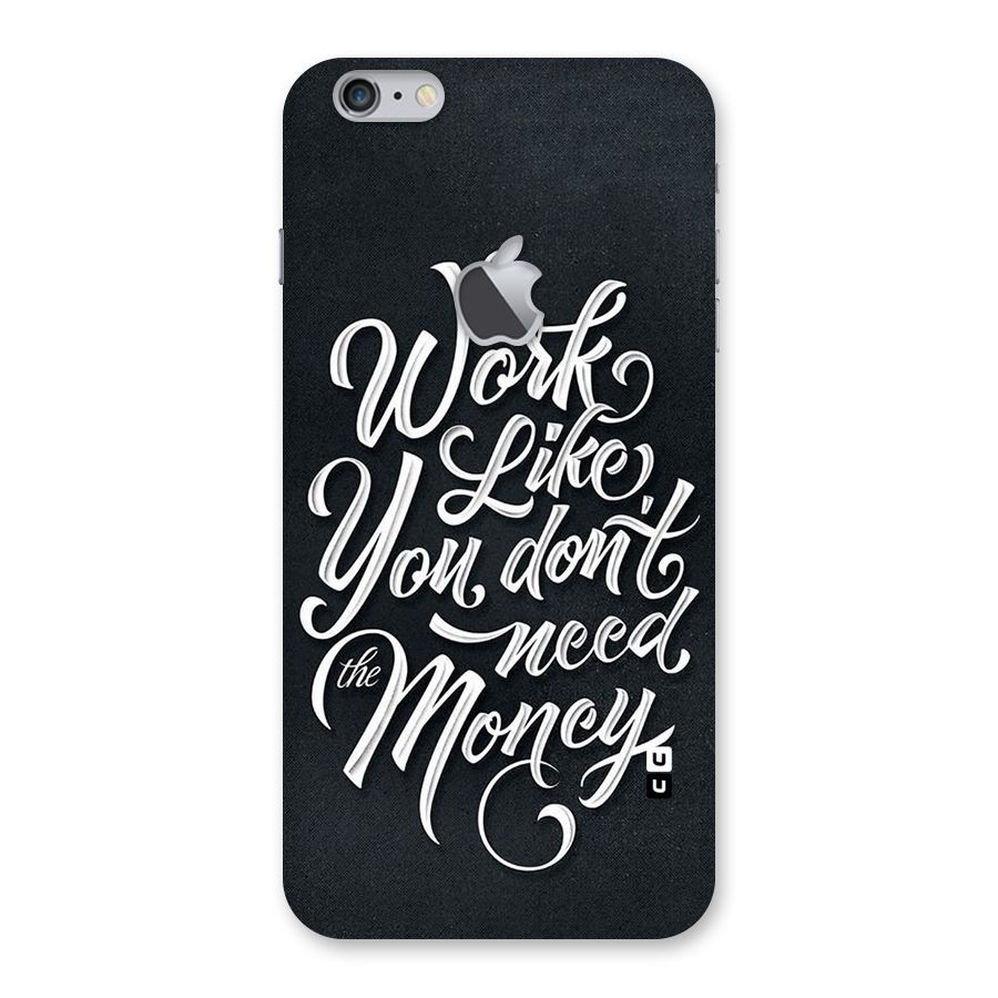 Work Like King Back Case for iPhone 6 Plus 6S Plus Logo Cut