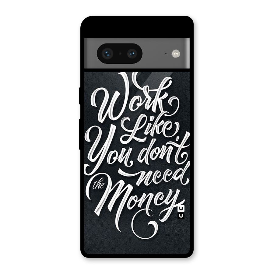 Work Like King Glass Back Case for Google Pixel 7