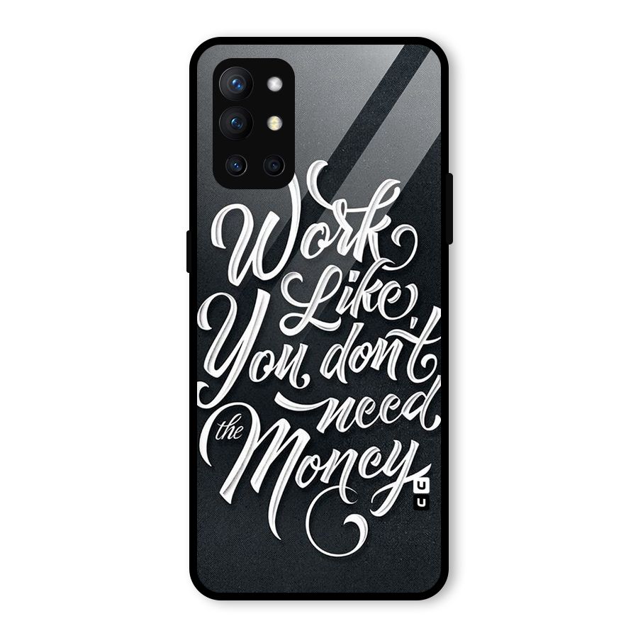 Work Like King Glass Back Case for OnePlus 9R