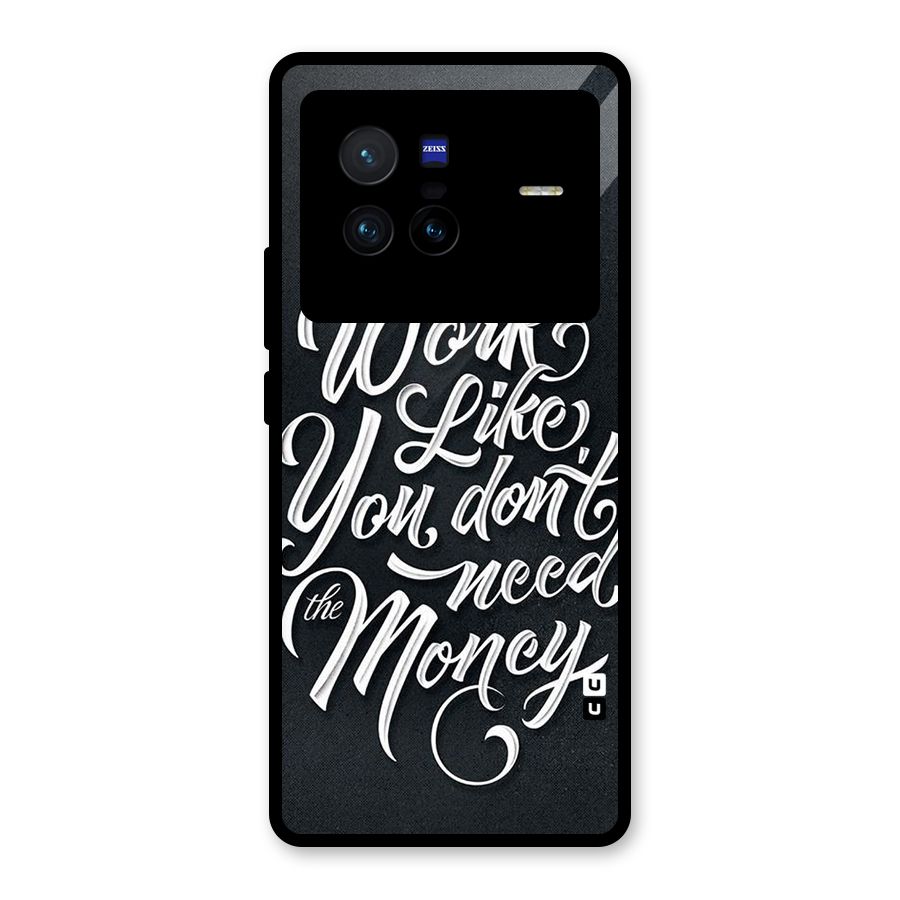Work Like King Glass Back Case for Vivo X80