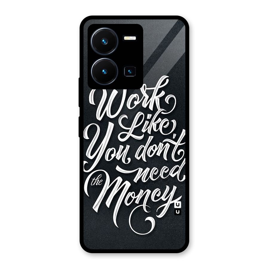 Work Like King Glass Back Case for Vivo Y35