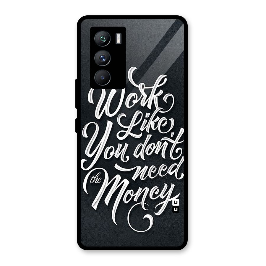 Work Like King Glass Back Case for Vivo iQOO 9 SE