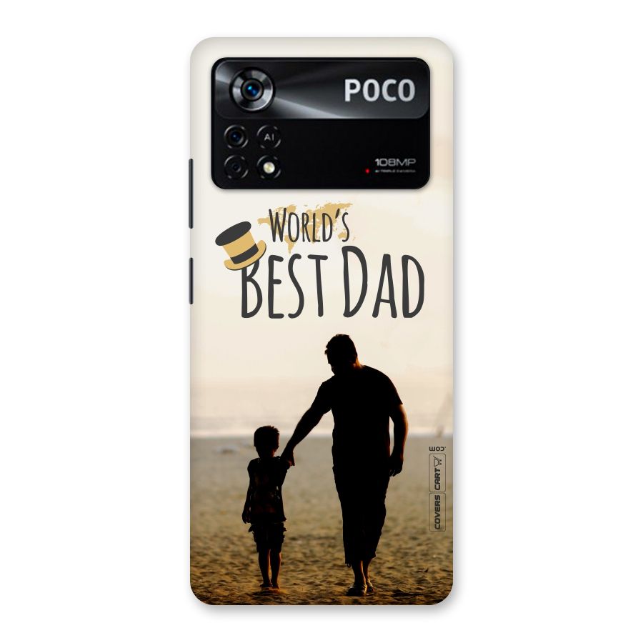 Worlds Best Dad Back Case for Poco X4 Pro 5G