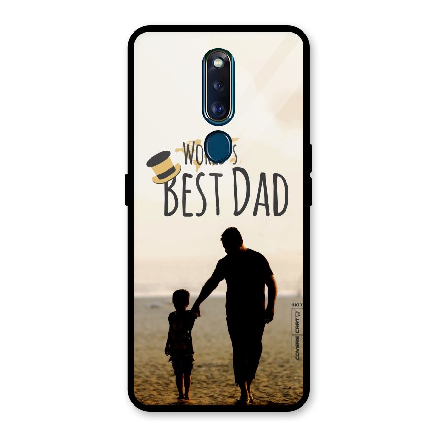 Worlds Best Dad Glass Back Case for Oppo F11 Pro