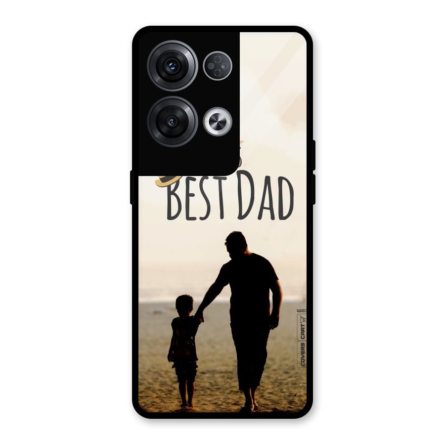 Worlds Best Dad Glass Back Case for Oppo Reno8 Pro 5G