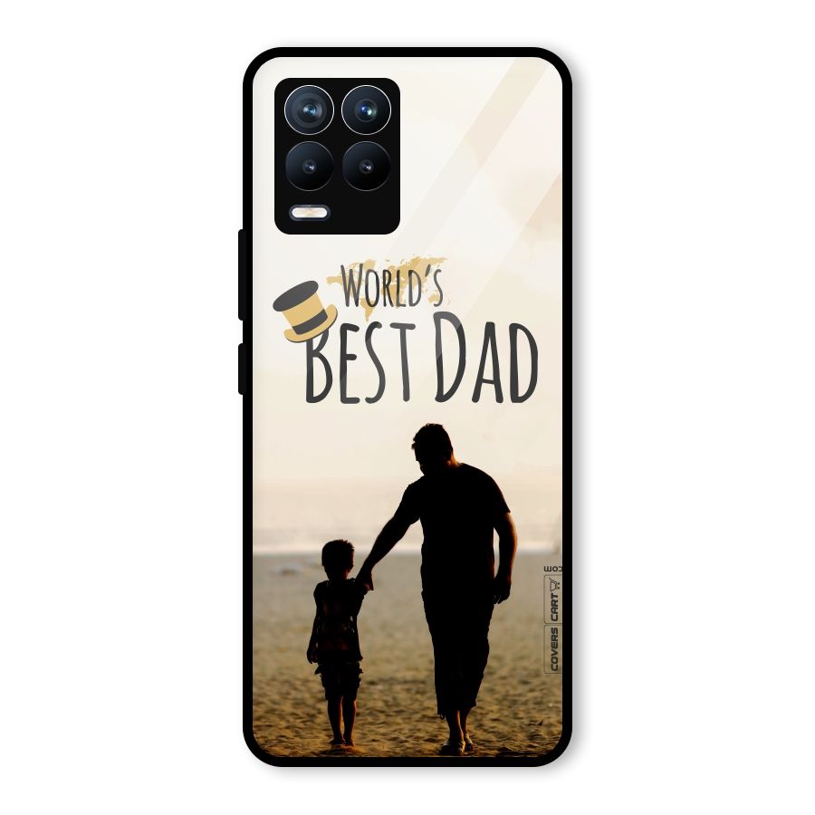 Worlds Best Dad Glass Back Case for Realme 8 Pro