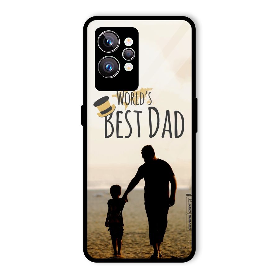 Worlds Best Dad Glass Back Case for Realme GT2 Pro
