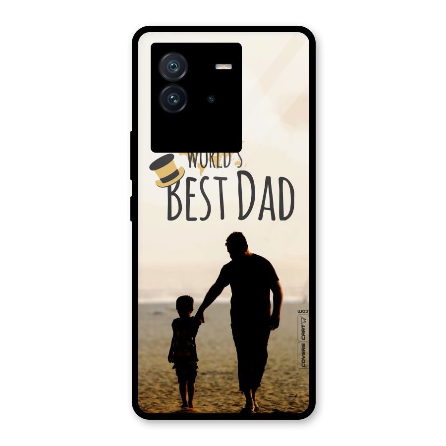 Worlds Best Dad Glass Back Case for Vivo iQOO Neo 6 5G