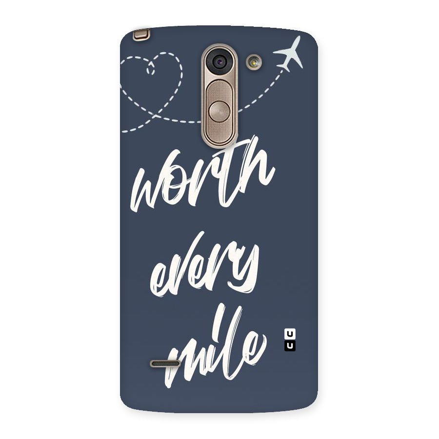 Worth Every Mile Back Case for LG G3 Stylus