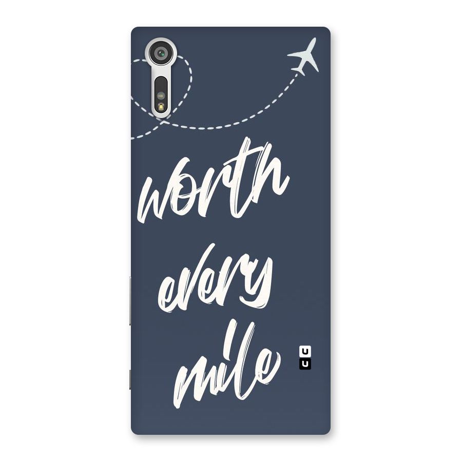 Worth Every Mile Back Case for Xperia XZ