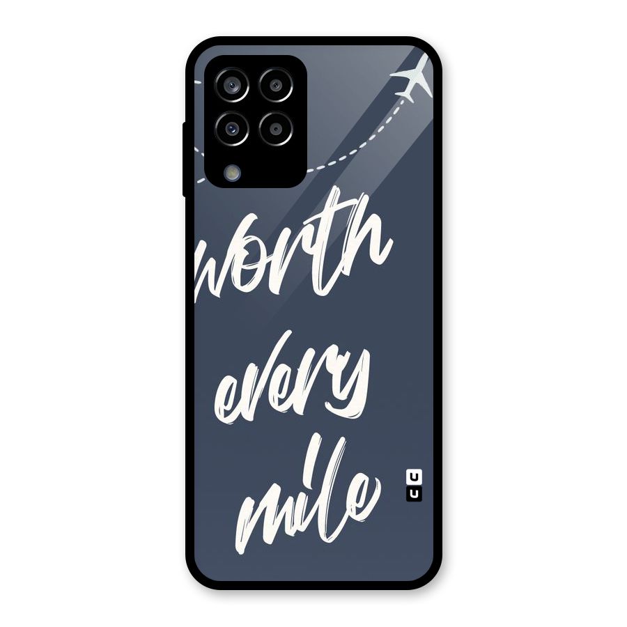 Worth Every Mile Glass Back Case for Galaxy M33