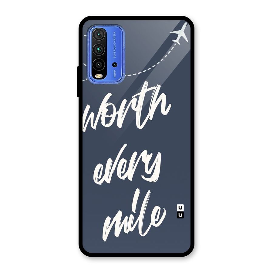 Worth Every Mile Glass Back Case for Redmi 9 Power