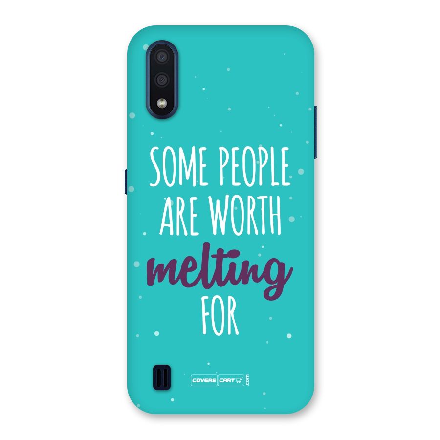 Worth Melting For Back Case for Galaxy M01