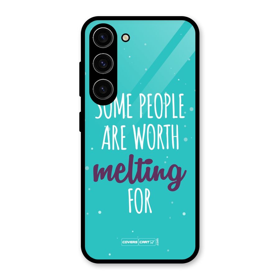 Worth Melting For Glass Back Case for Galaxy S23