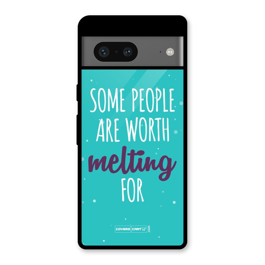 Worth Melting For Glass Back Case for Google Pixel 7