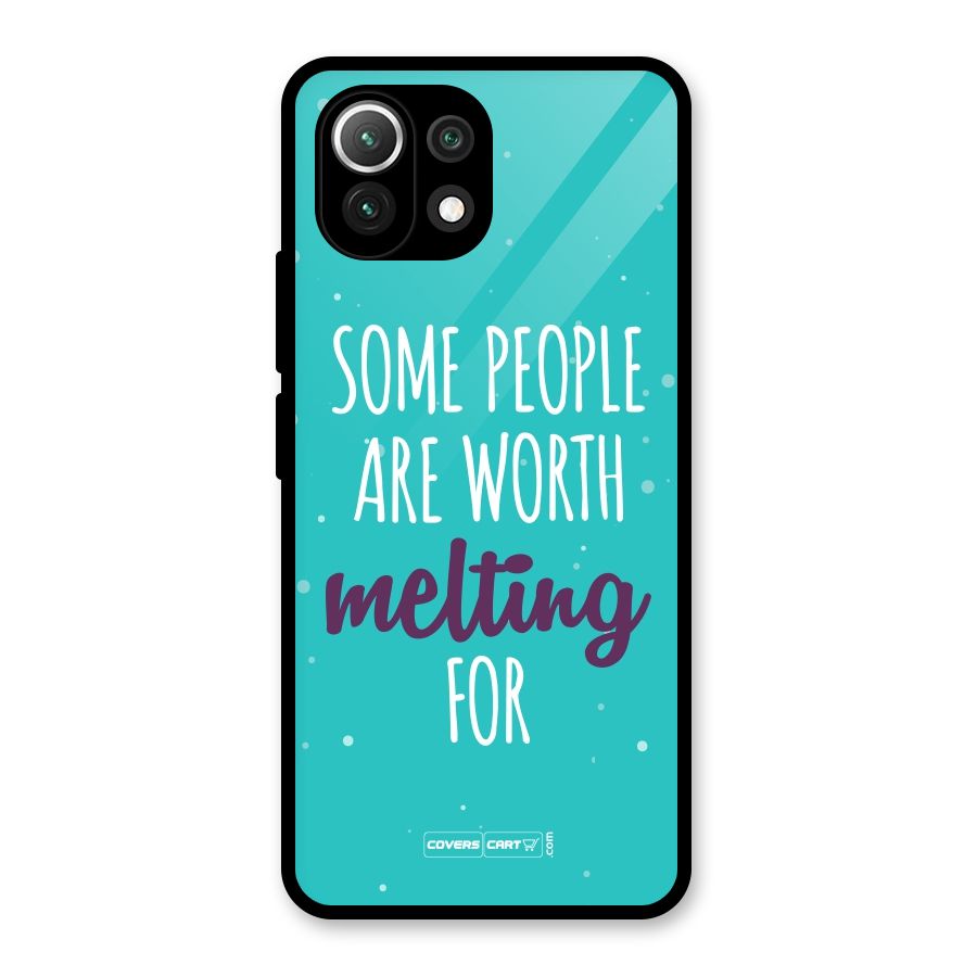 Worth Melting For Glass Back Case for Mi 11 Lite NE 5G