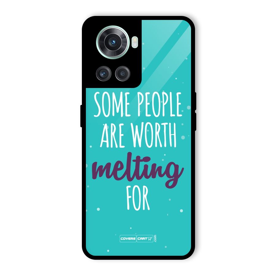 Worth Melting For Glass Back Case for OnePlus 10R