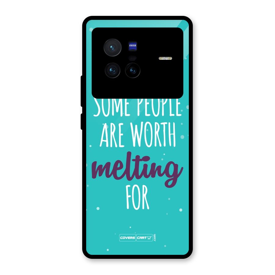 Worth Melting For Glass Back Case for Vivo X80