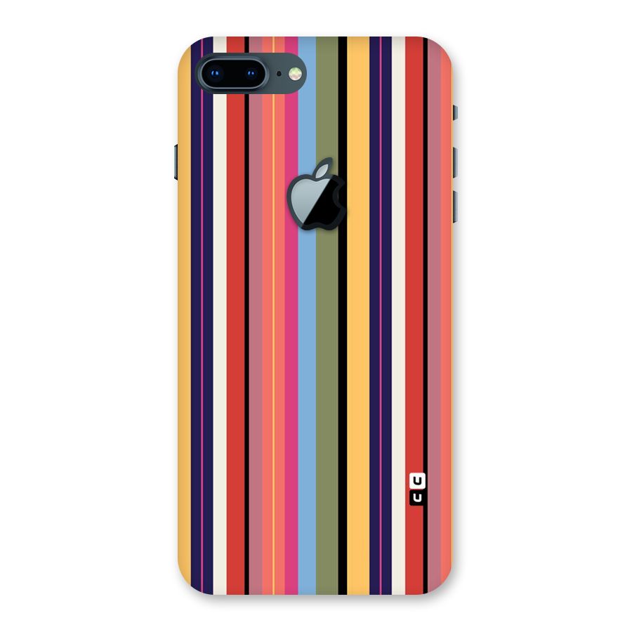Wrapping Stripes Back Case for iPhone 7 Plus Apple Cut