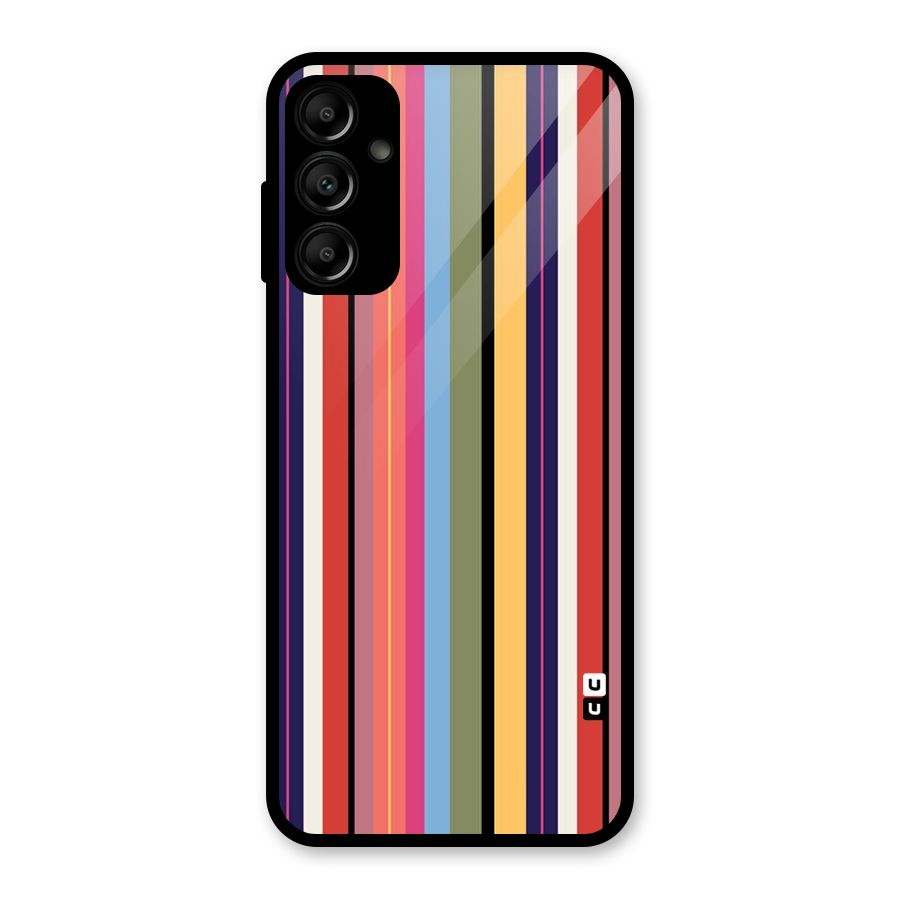 Wrapping Stripes Glass Back Case for Galaxy A14 5G